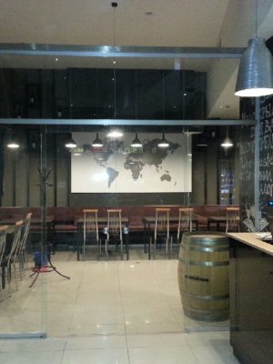 Стеклянные откатные двери-02