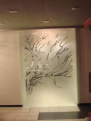 Стеклянные откатные двери-03