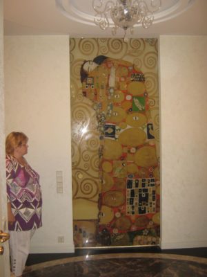 Стеклянные откатные двери-07