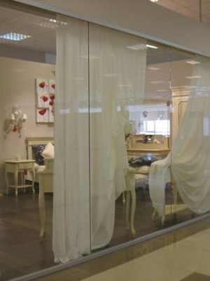 Стеклянные перегородки -01