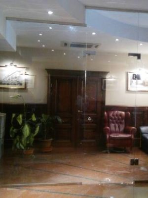 Стеклянные перегородки -09