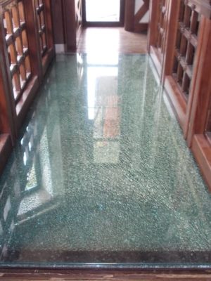 Стеклянные полы 04