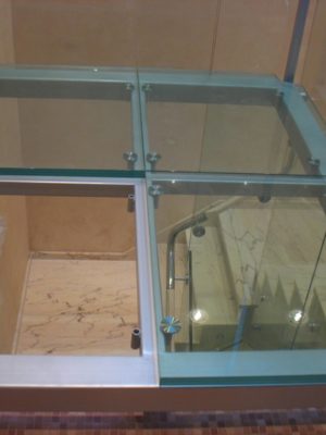 Стеклянные полы 07