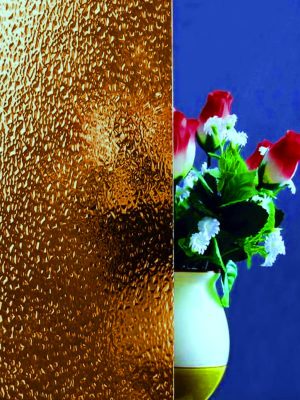 Стекло узорчатое (Китай) Хрусталь К 4 мм желтое