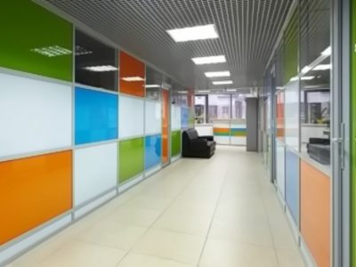 002_Зонирование помещений глухими цветными пленками