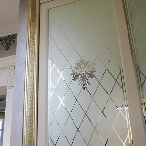 004_Кухонные фасады с пескоструйным рисунком