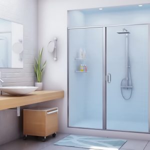 007_Душевые перегородки из закаленного матового стекла