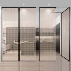 010_Перегородка с декоративной вставкой - сетка