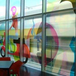 014_Триплекс с УФ печатью для перегородок и фасадов