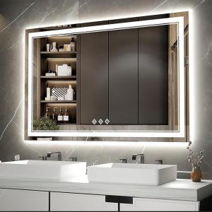 015_Зеркало с декоративной светящейся рамкой